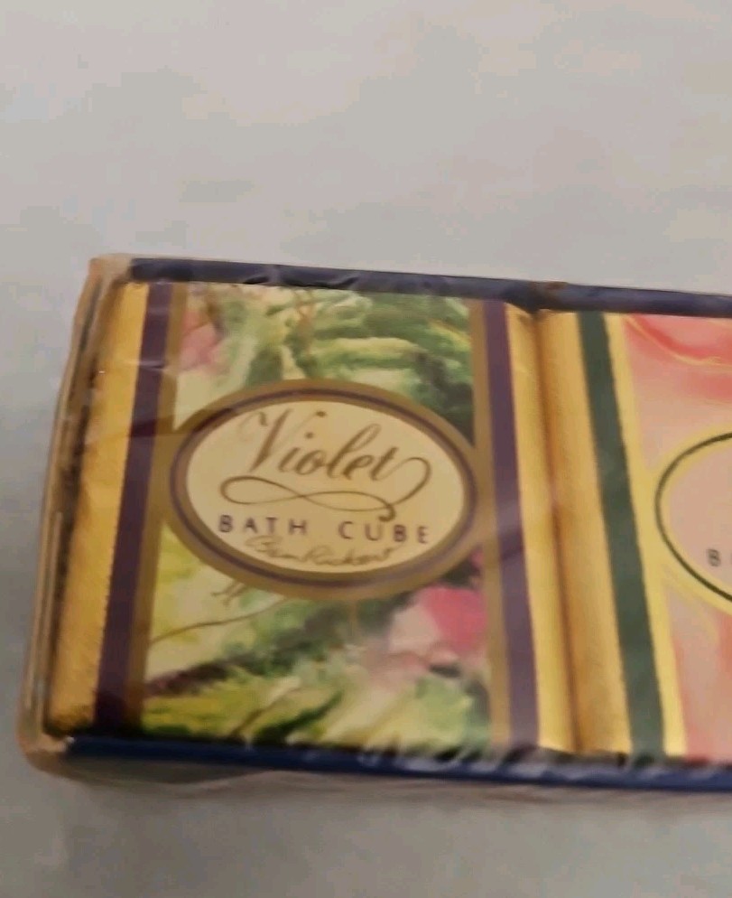 Vintage Country Floral by Ben Rickert English Bath Cubes Sealed 6wraps 12 Cubes