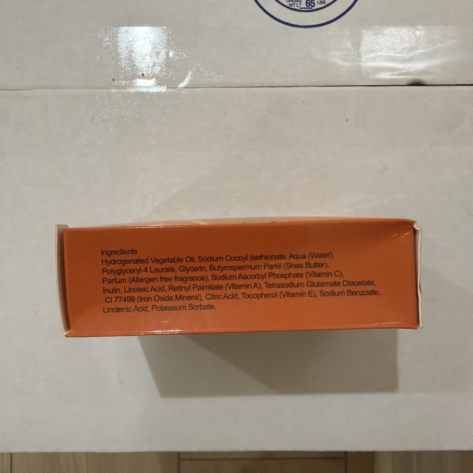MECOW Vitamin C Oil Control Moisturizing Body Bar Soap Orange Scent HS1425