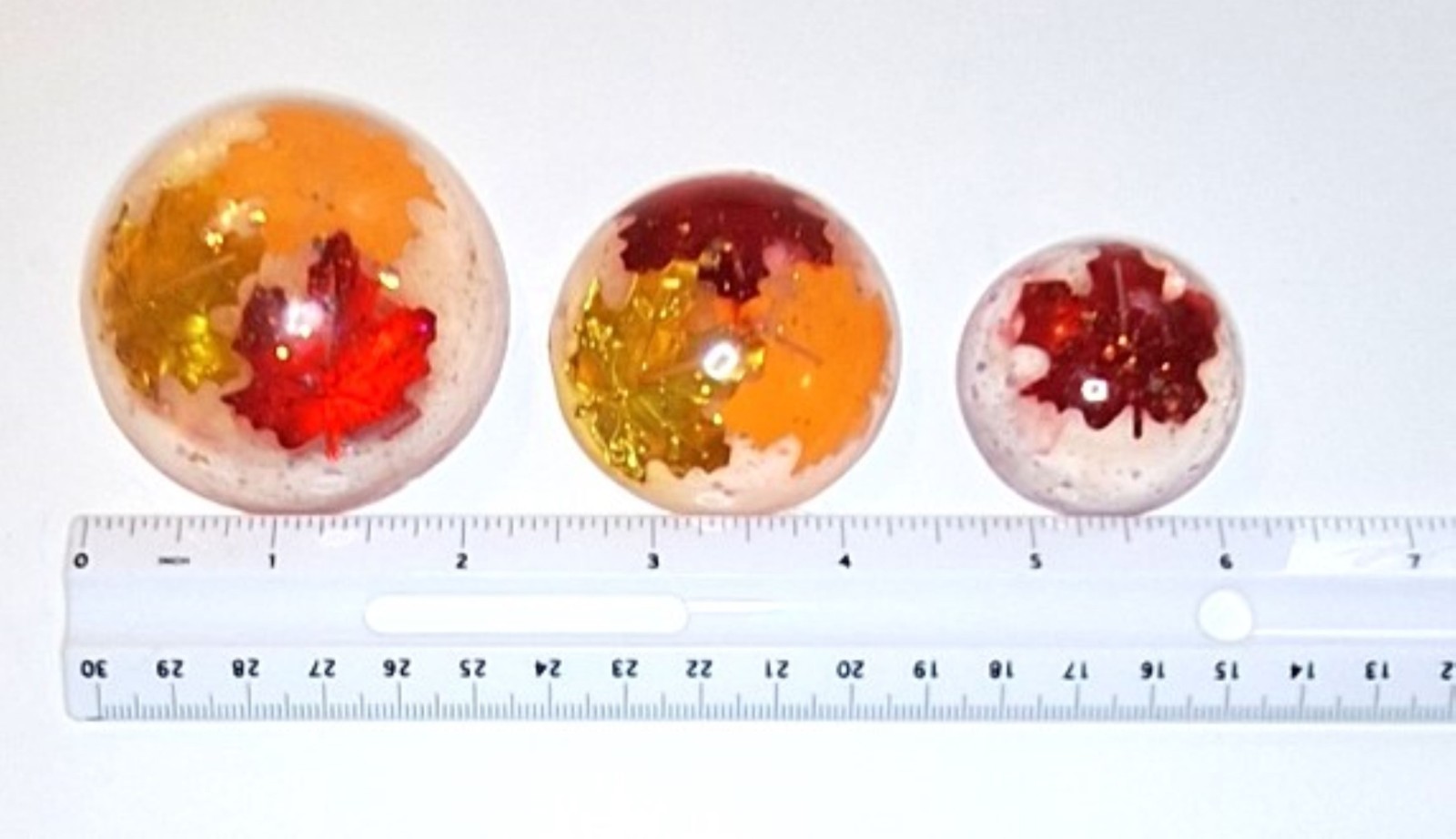 Autumn Maple Leaves Unscented Vegan Soap Rounds 1 Pound Hypoallergenic