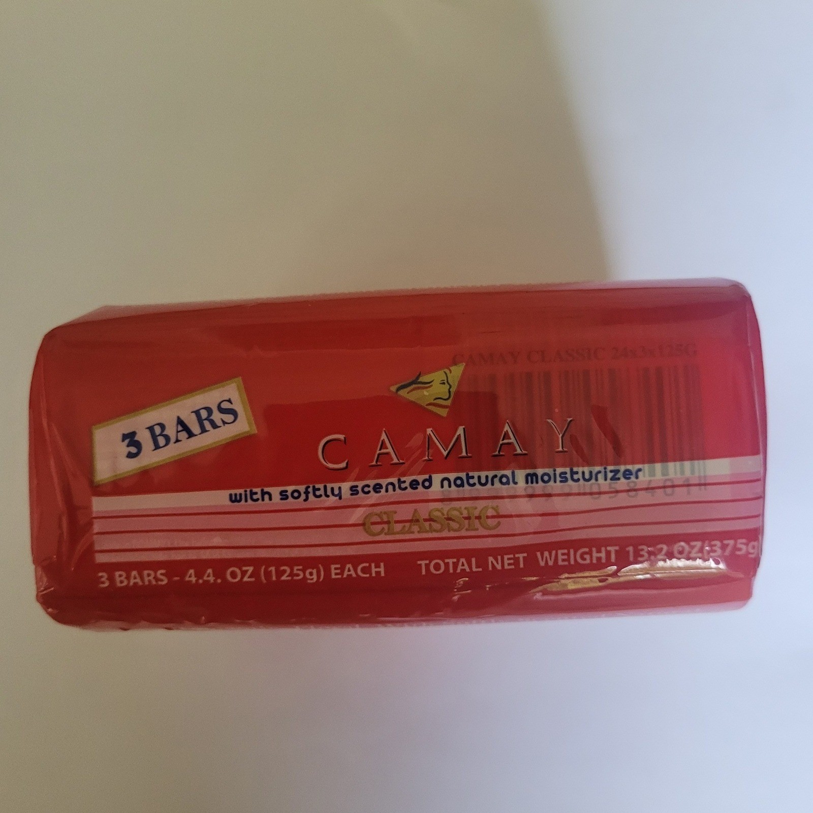 Camay Classic Bath Bars 3 Pack 4.4oz Softly Scented Moisturizer