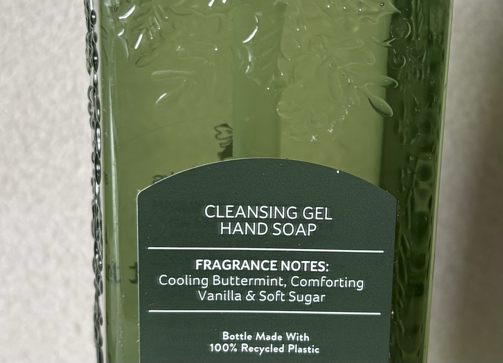 NEW BATH & BODY WORKS VANILLA BUTTERMINT CLEANSING GEL HAND SOAP WASH 8OZ PUMP
