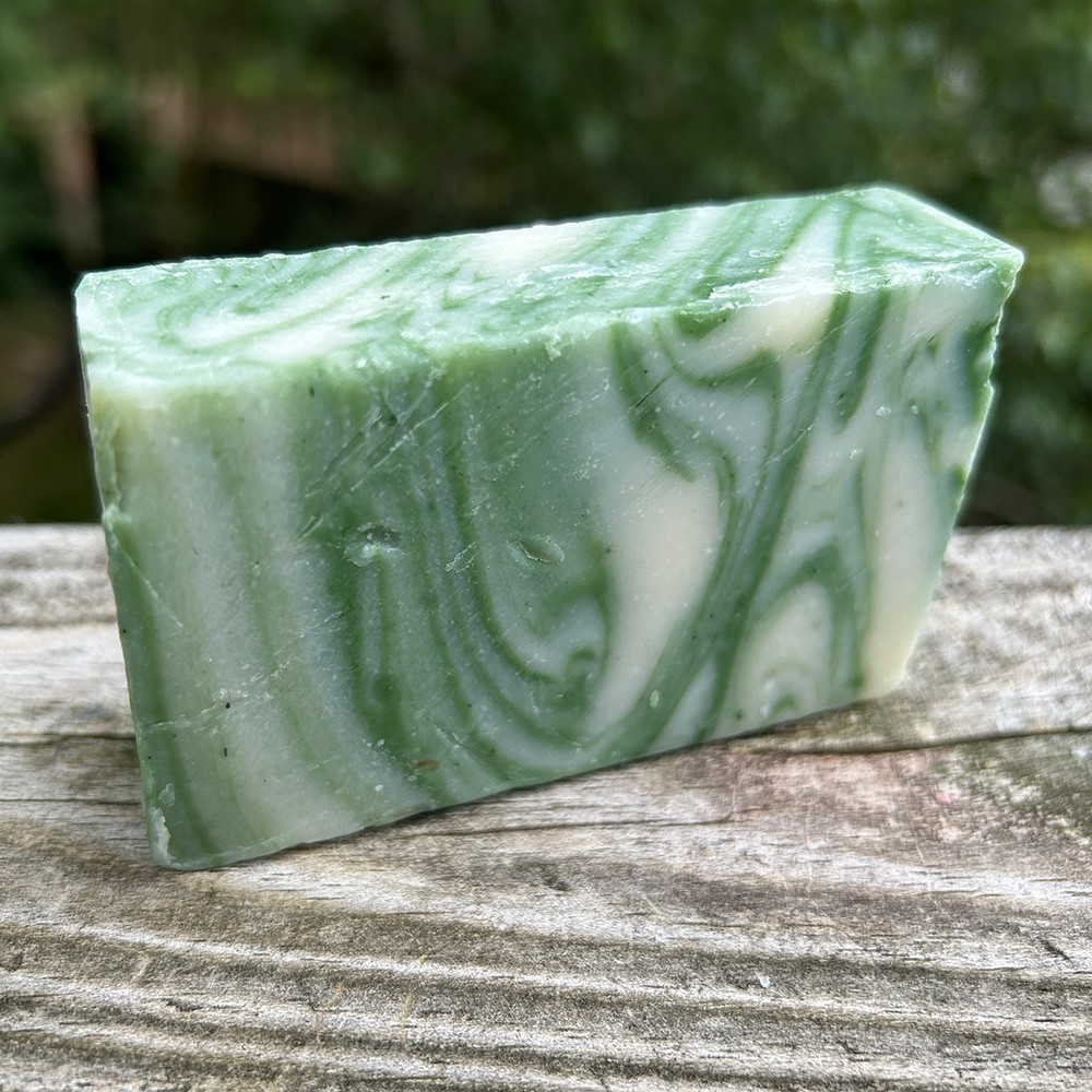 Cool Fresh Aloe Scented Handmade Cold Process Soap Bar 4.5-5oz