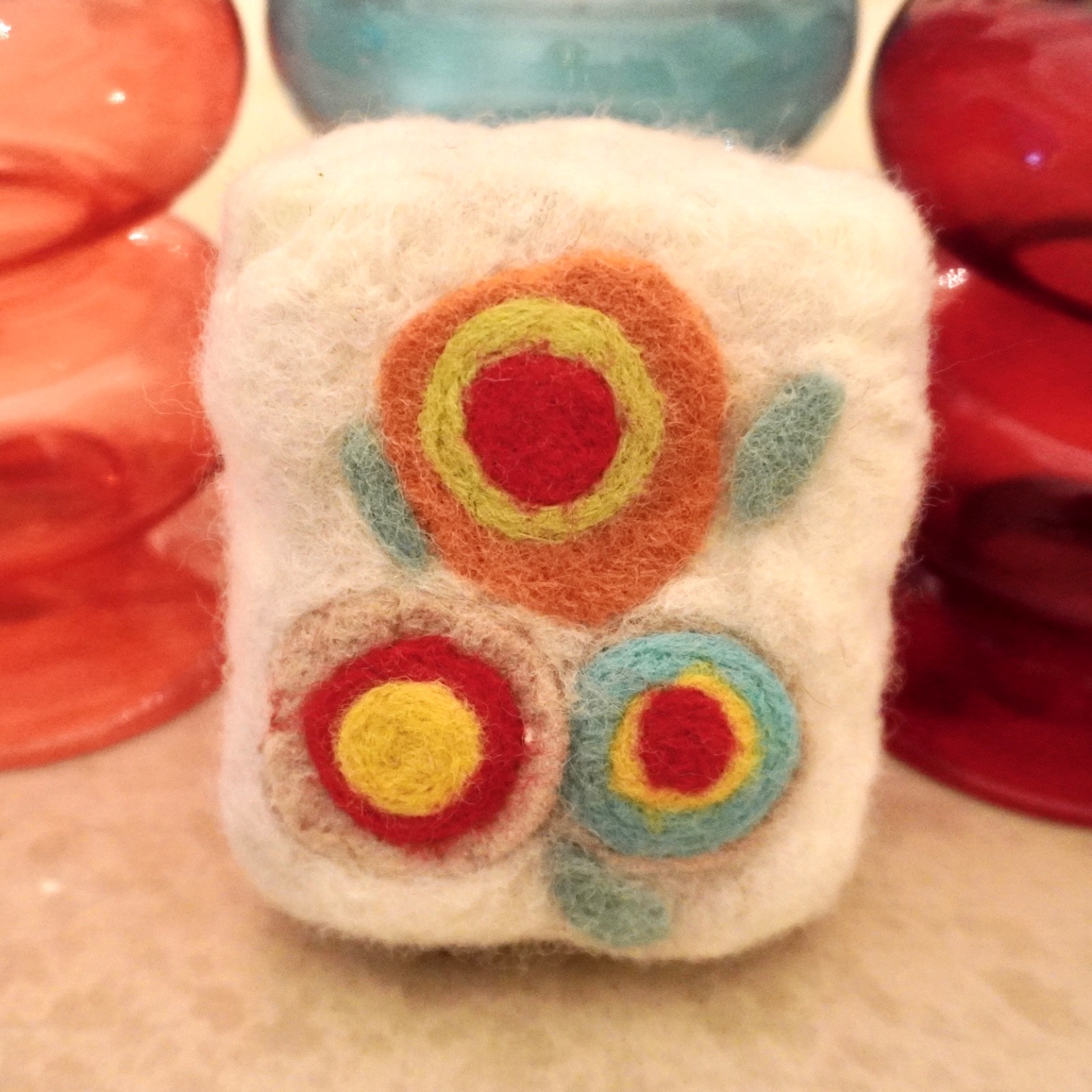 Artisan Felted Amish Farm Soap Wool from Iceland Natural Handmade Small Batch