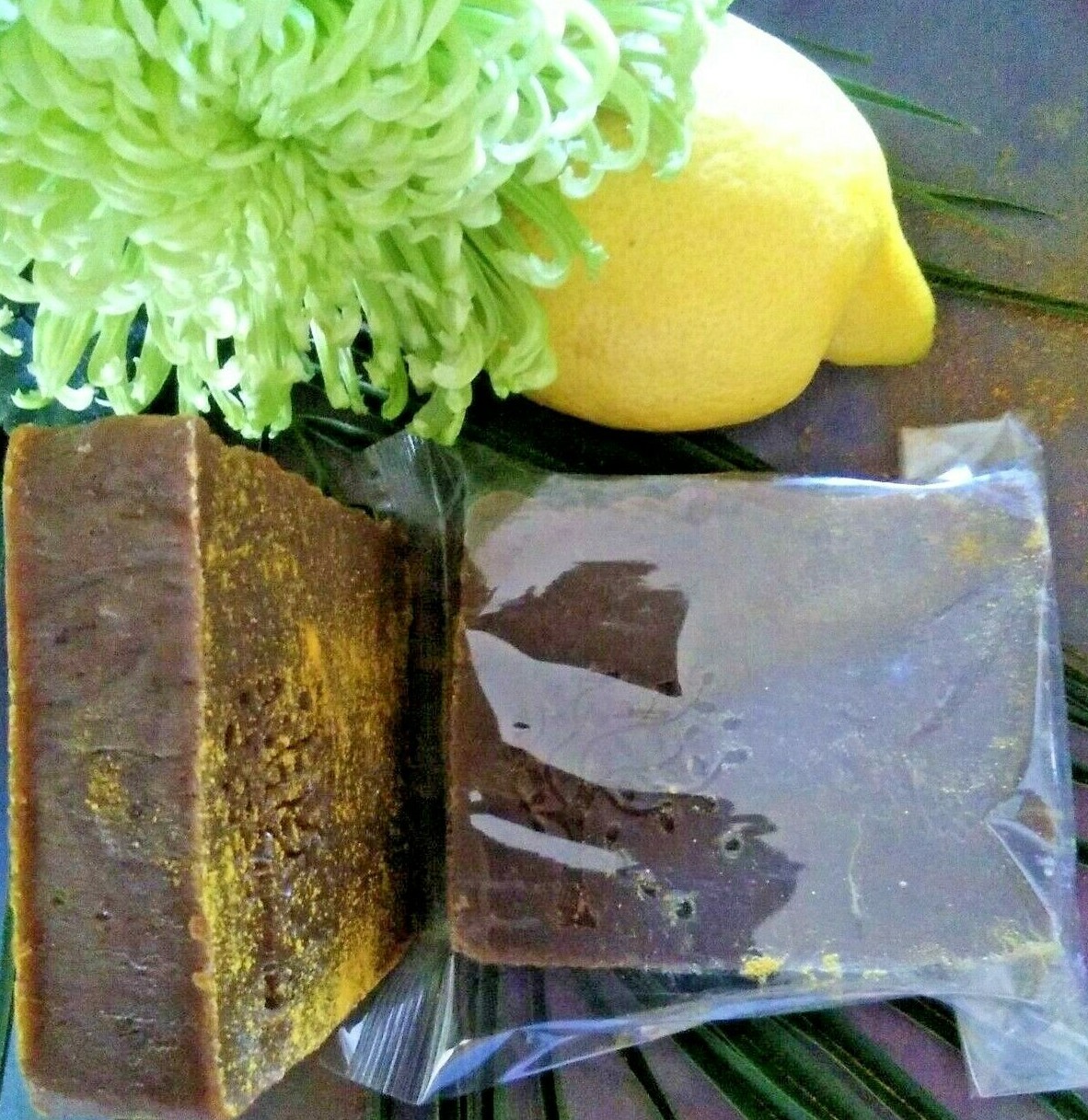 Luxury handmade stimulating solid hair/body shampoo with Turmeric,Honey,Ginger