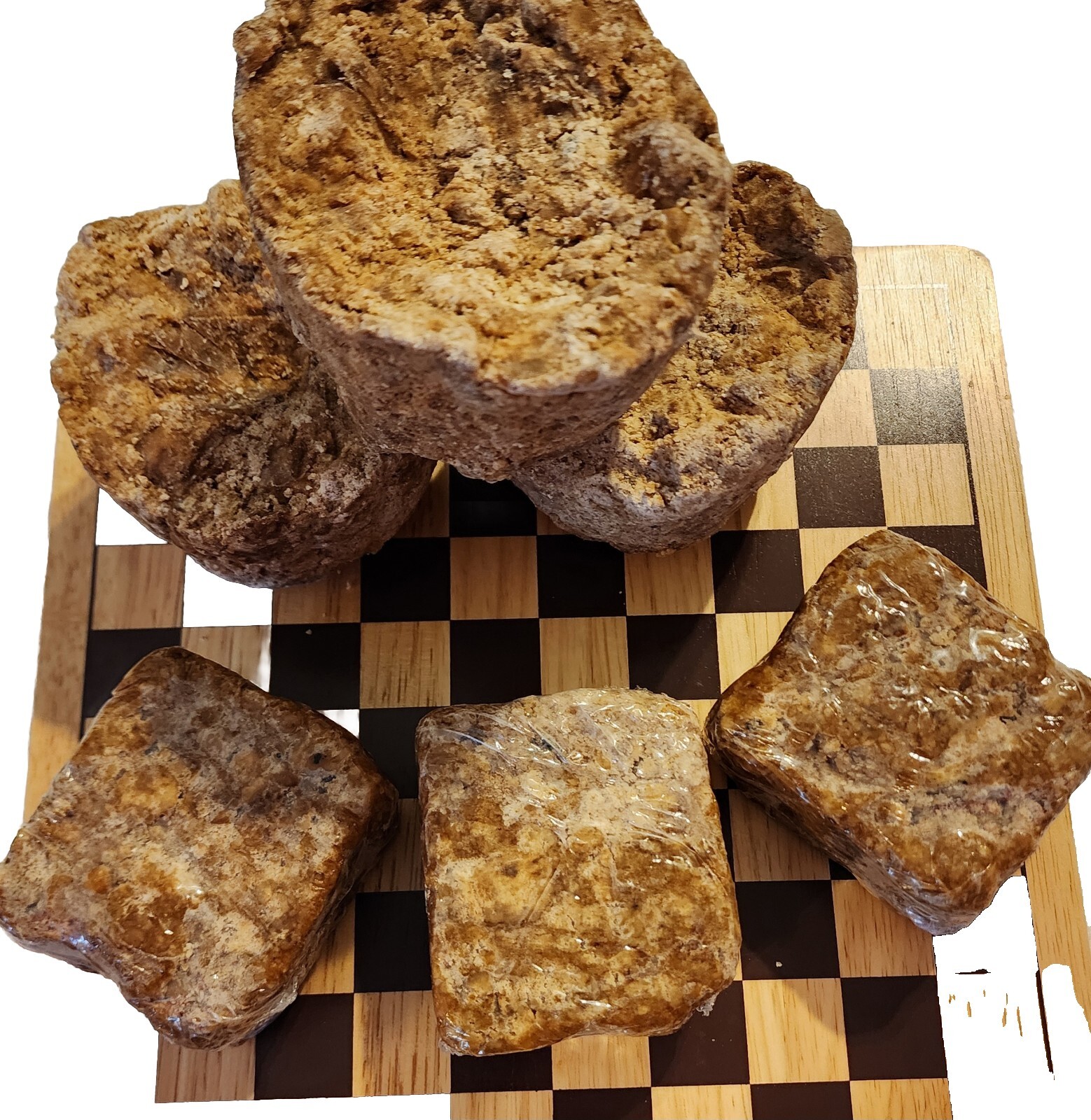 1/2 Lb. Pure African BLACK SOAP Unrefined Organic From GHANA Premium Quality.
