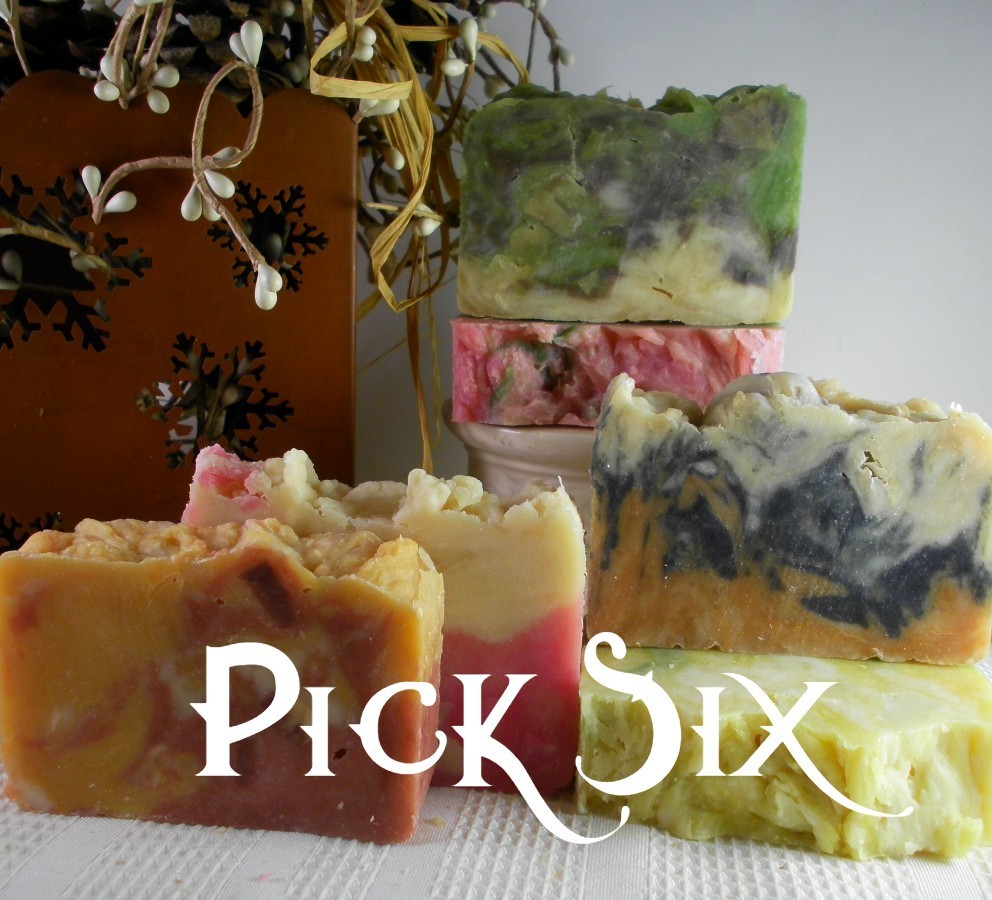 Six Goat Milk Soap Custom Natural Goat Milk Bar Soap Artisan Homemade Gift Soap