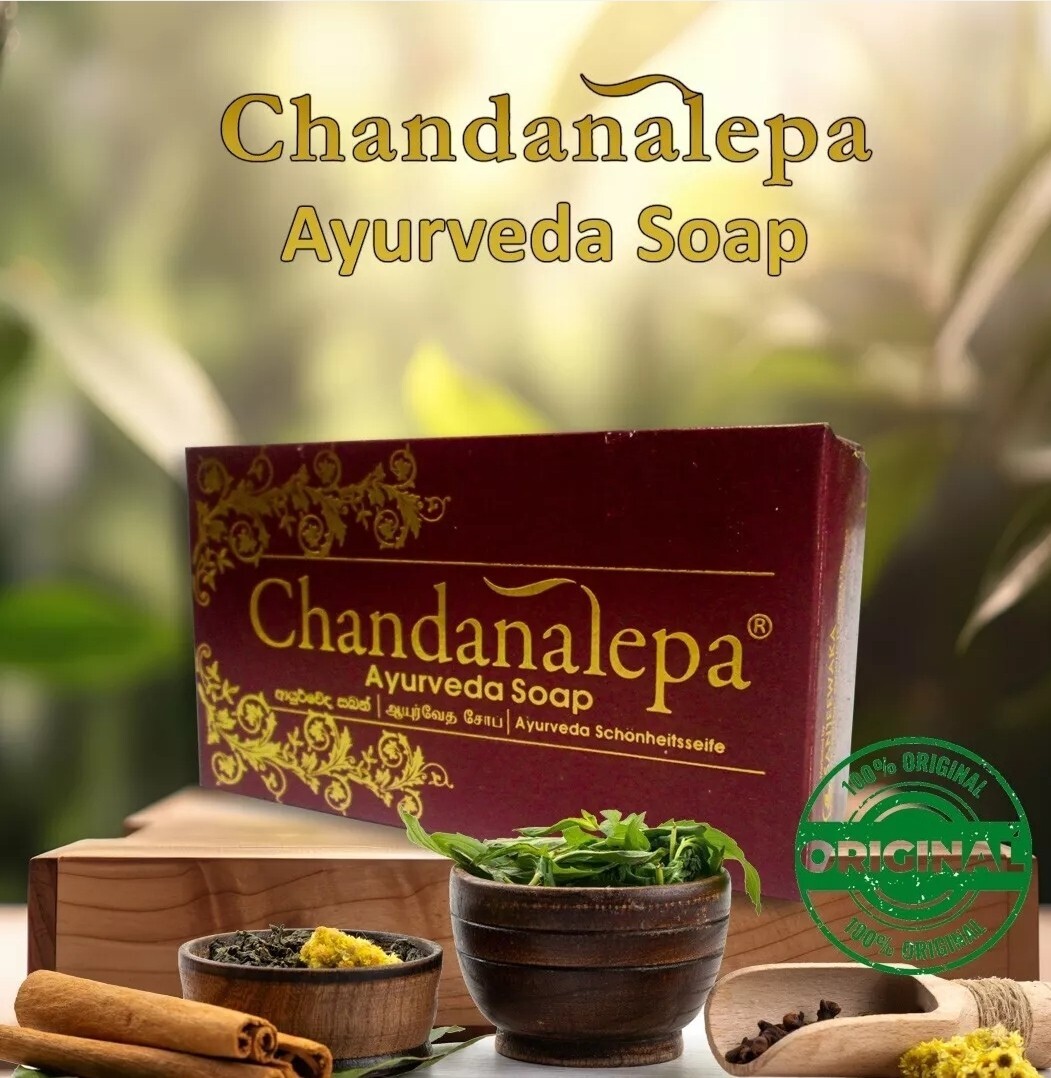 Chandanalepa Beauty Body New Ayurvedic Herbal Soap 75g buy 4get 1 free Sri Lanka
