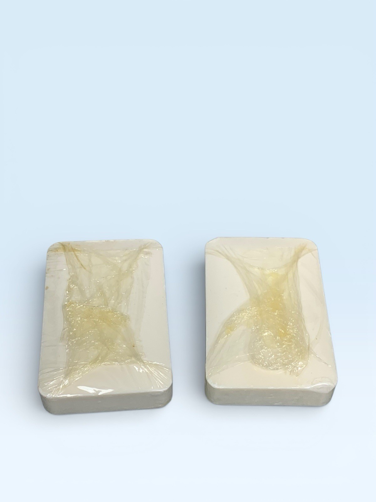Katherine Gray Holiday Soap with Holly Design 2 bars 5.5 oz Vintage