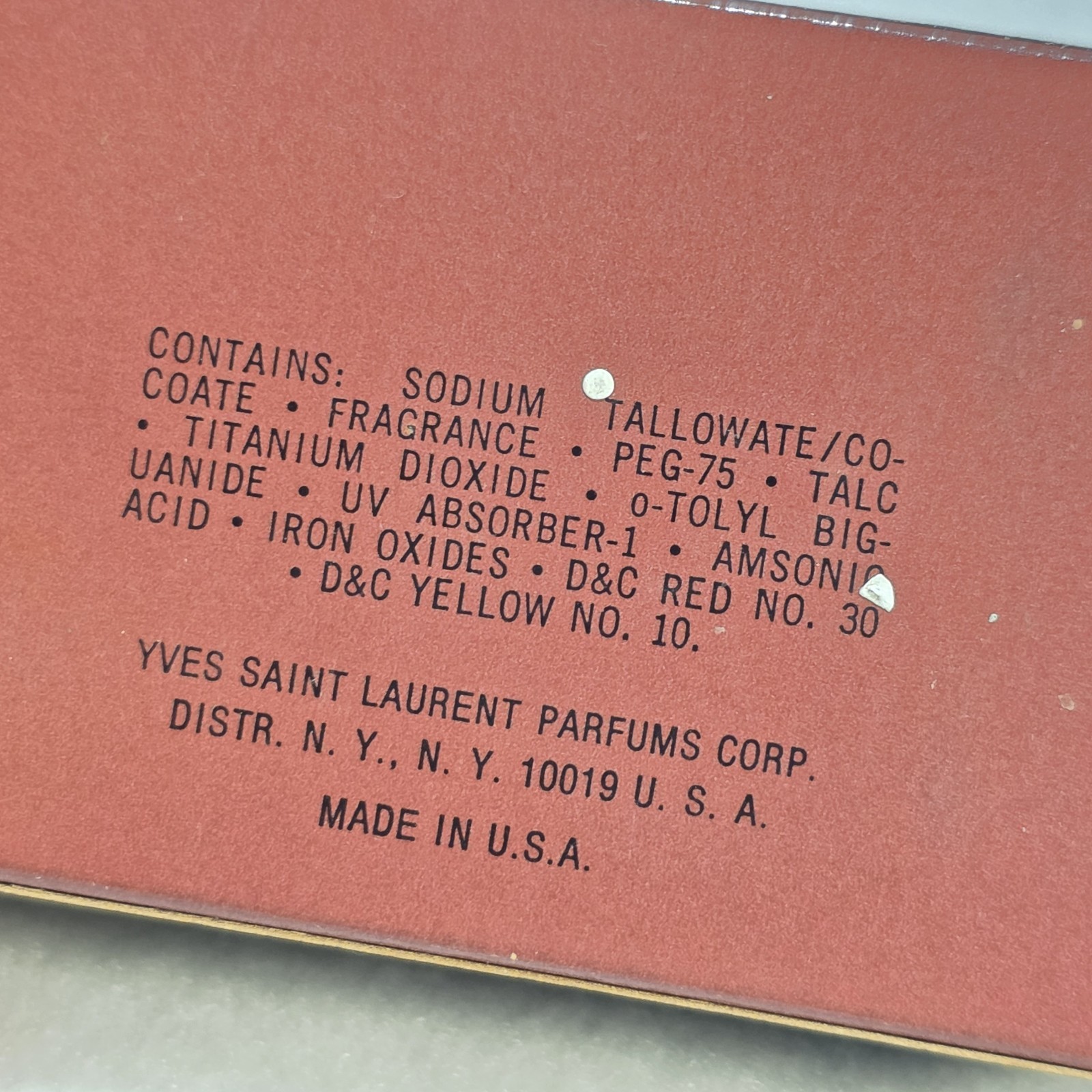 Vintage Yves Saint Laurent Pour Homme Mens Paris Bar Soap 85g / 3oz YSL NOS