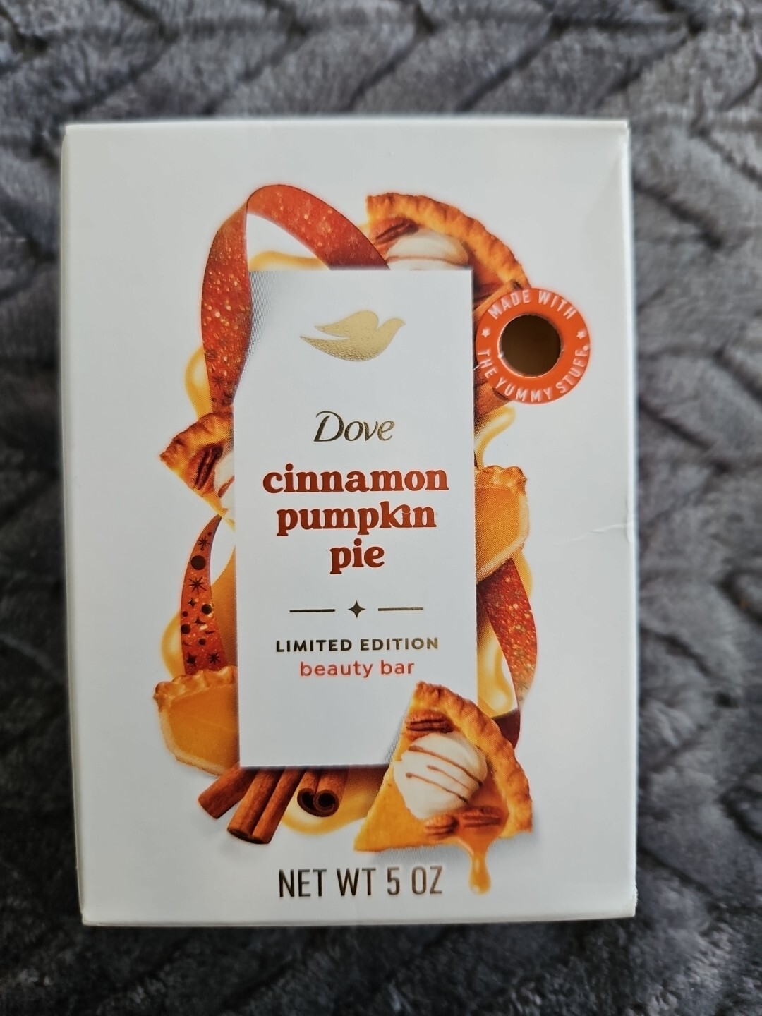 Dove Limited Edition Holiday Treats Beauty Bar Soap Cinnamon Pumpkin Pie 5oz NEW