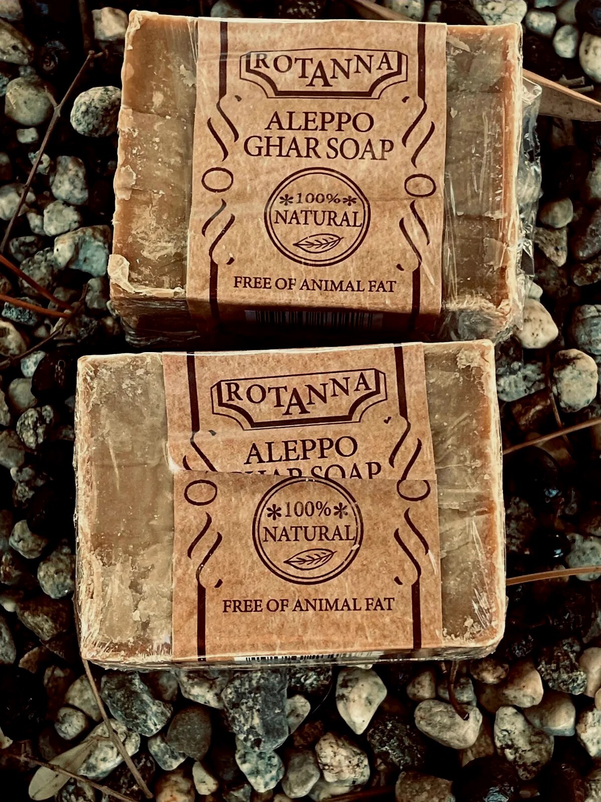 2 PK ROTANNA ALL NATURAL OLIVE OIL LAUREL OIL SOAP BAR FOR PSORIASIS N ECZEMA.