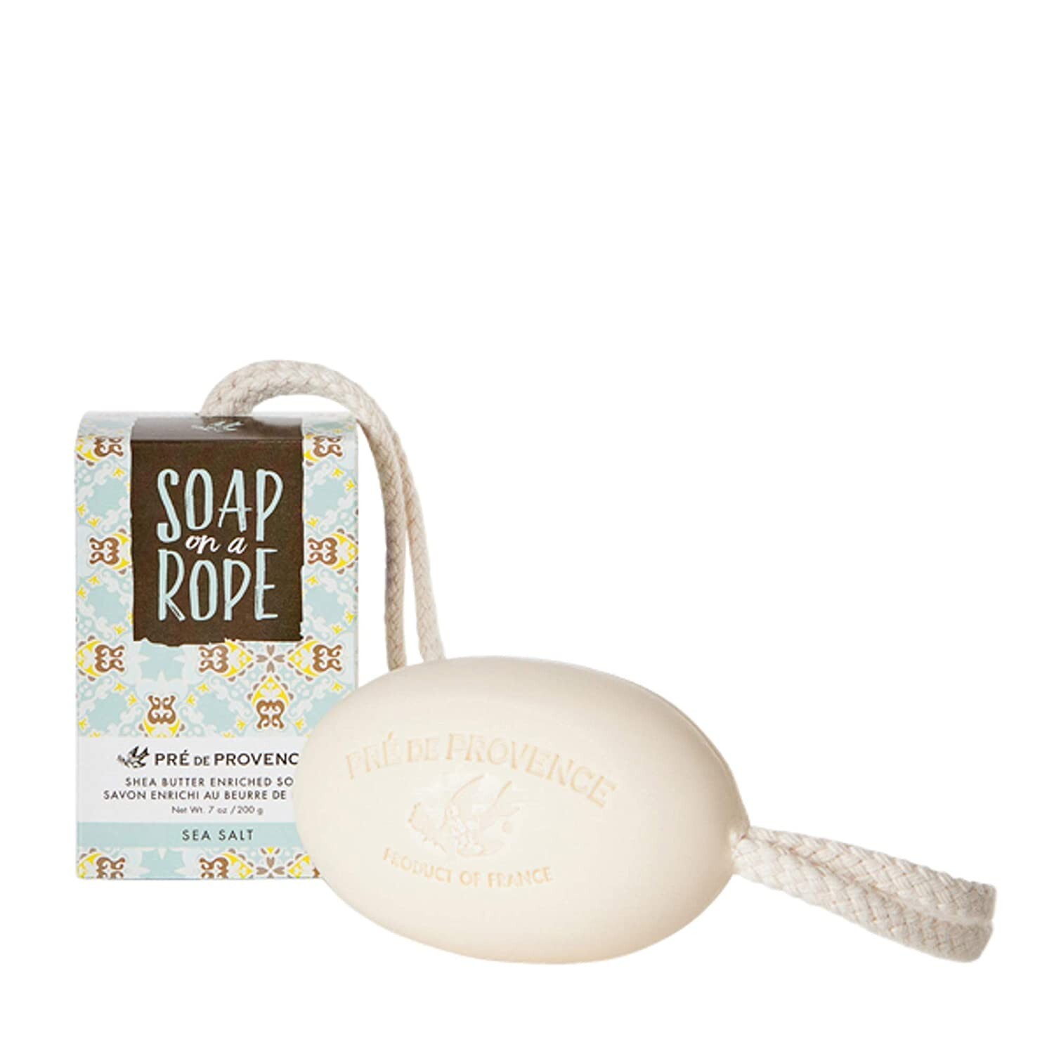 Pre de Provence Soap On a Rope, Sea Salt, 7oz
