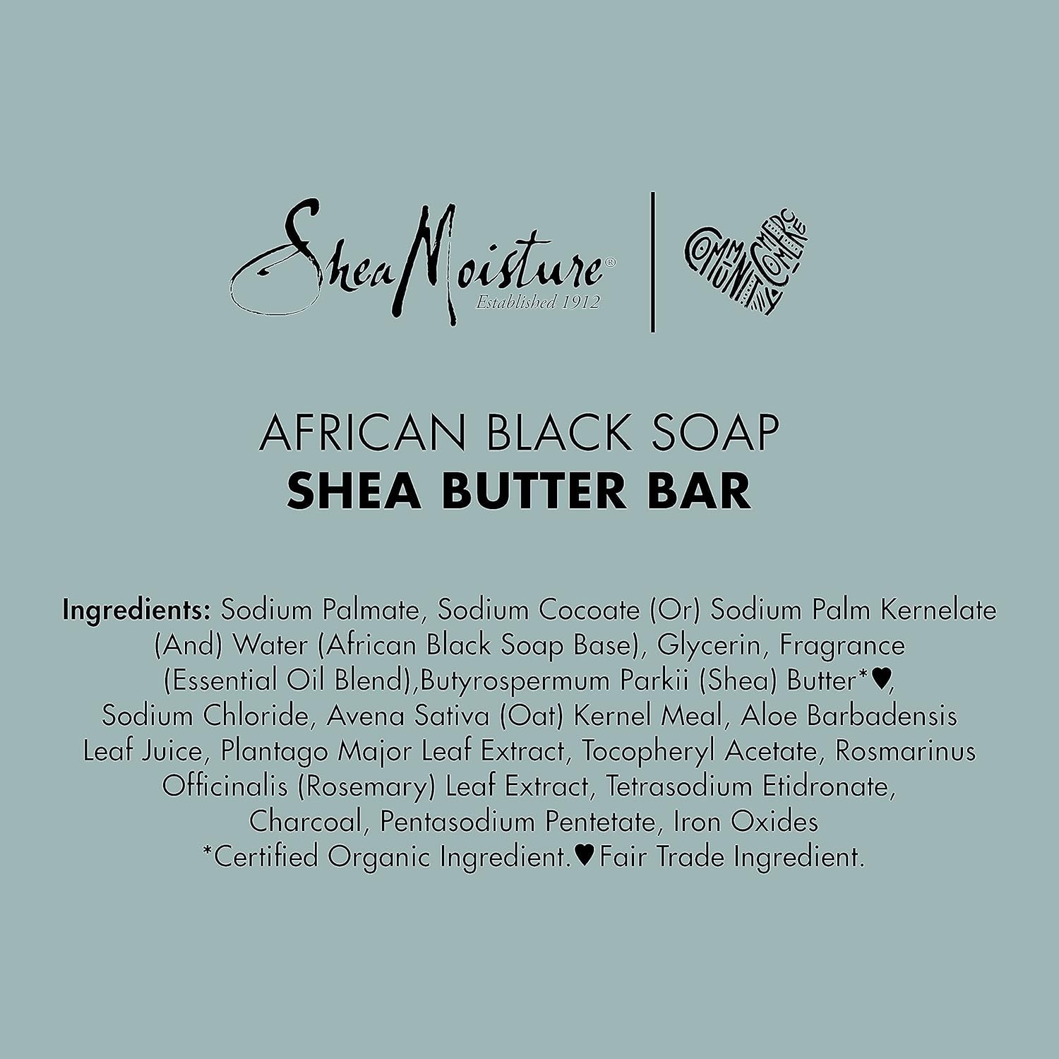 8 oz African Black Soap with Shea Butter: Nourishing Cleanser for All Skin Types