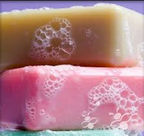 Perfumed soap body Jadore Good smell Handmade Natural Refreshing color Red lasts