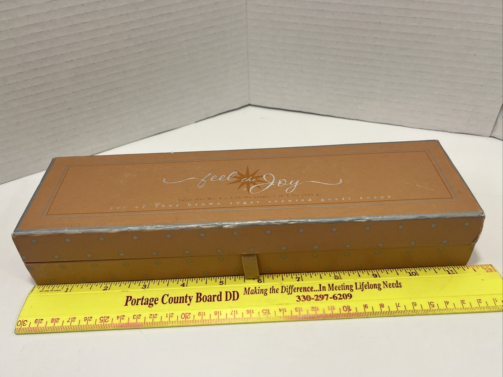 Feel The Joy Scented Guest Soaps Brown Sugar Set Of Four 5.2 Oz