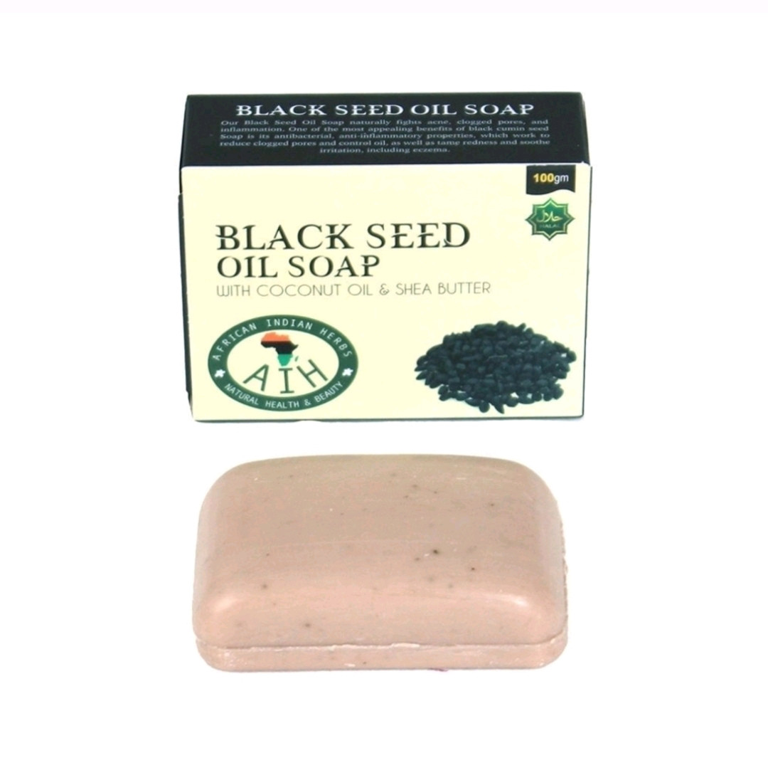 Black Seed Oil With Coconut Oil And Shea Butter All Natural Soap 4 oz Bar AIH