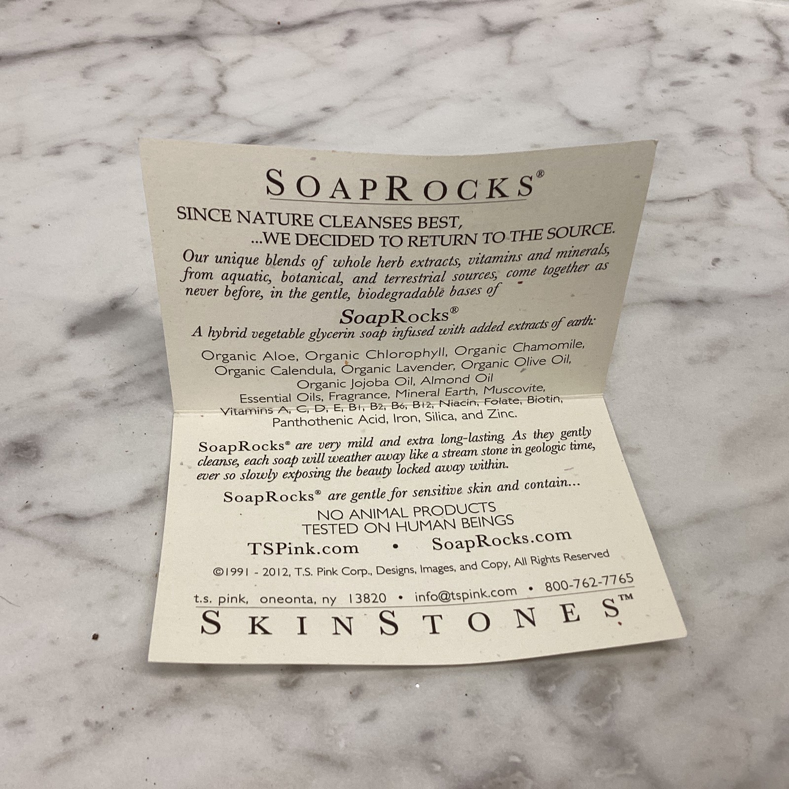 SoapRocks, “Rainbow Fluorite ” 6 oz. Bar