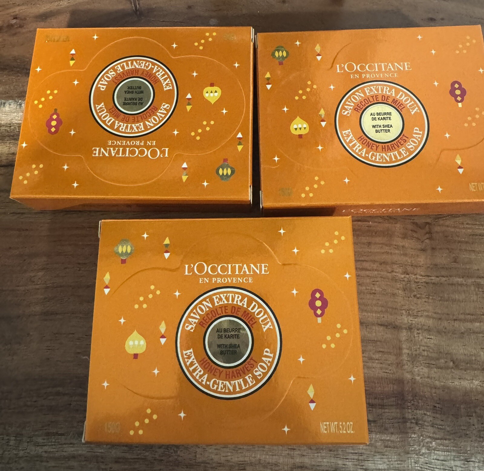 L’Occitane Shea Butter Honey Harvest Extra-Gentle Soap, 5.20 oz 3 For $50