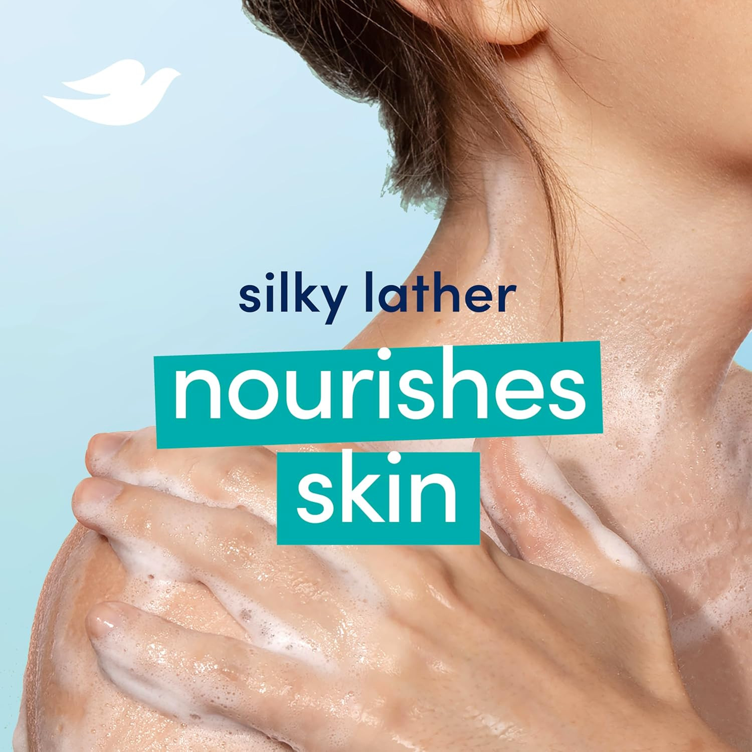 Dove Beauty Bar Soap Sensitive, 8 Bars for Sensitive Skin, Fragrance Free and Hy