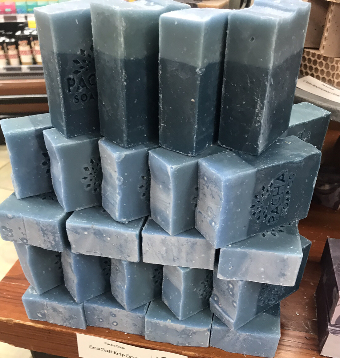 New Pacha Soap Co Sea Salt Kelp Soap Bar Full Size