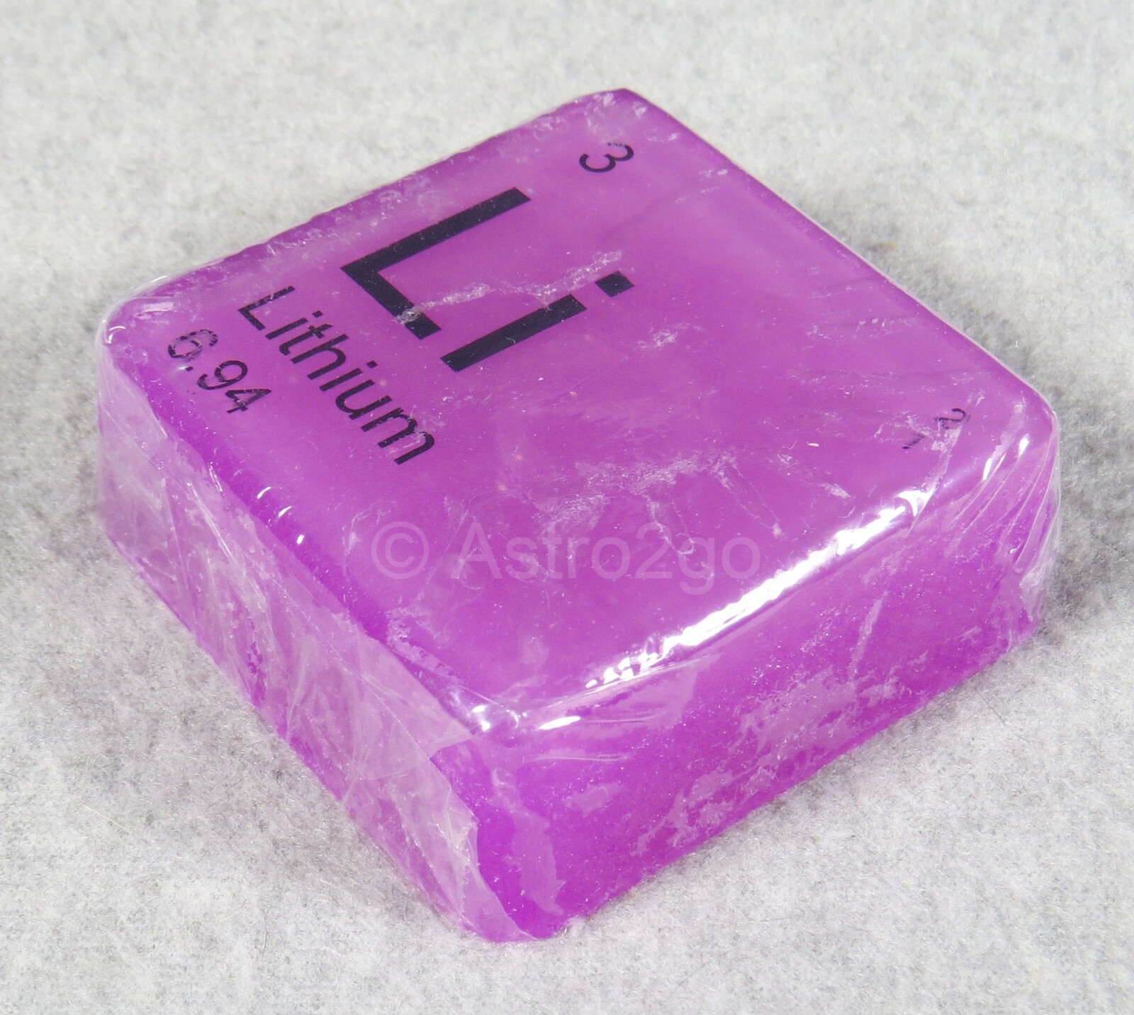 PERIODIC TABLE ELEMENT “Li” LITHIUM NOVELTY HAND BATH SOAP-4 oz JUST BUBBLY NEW!