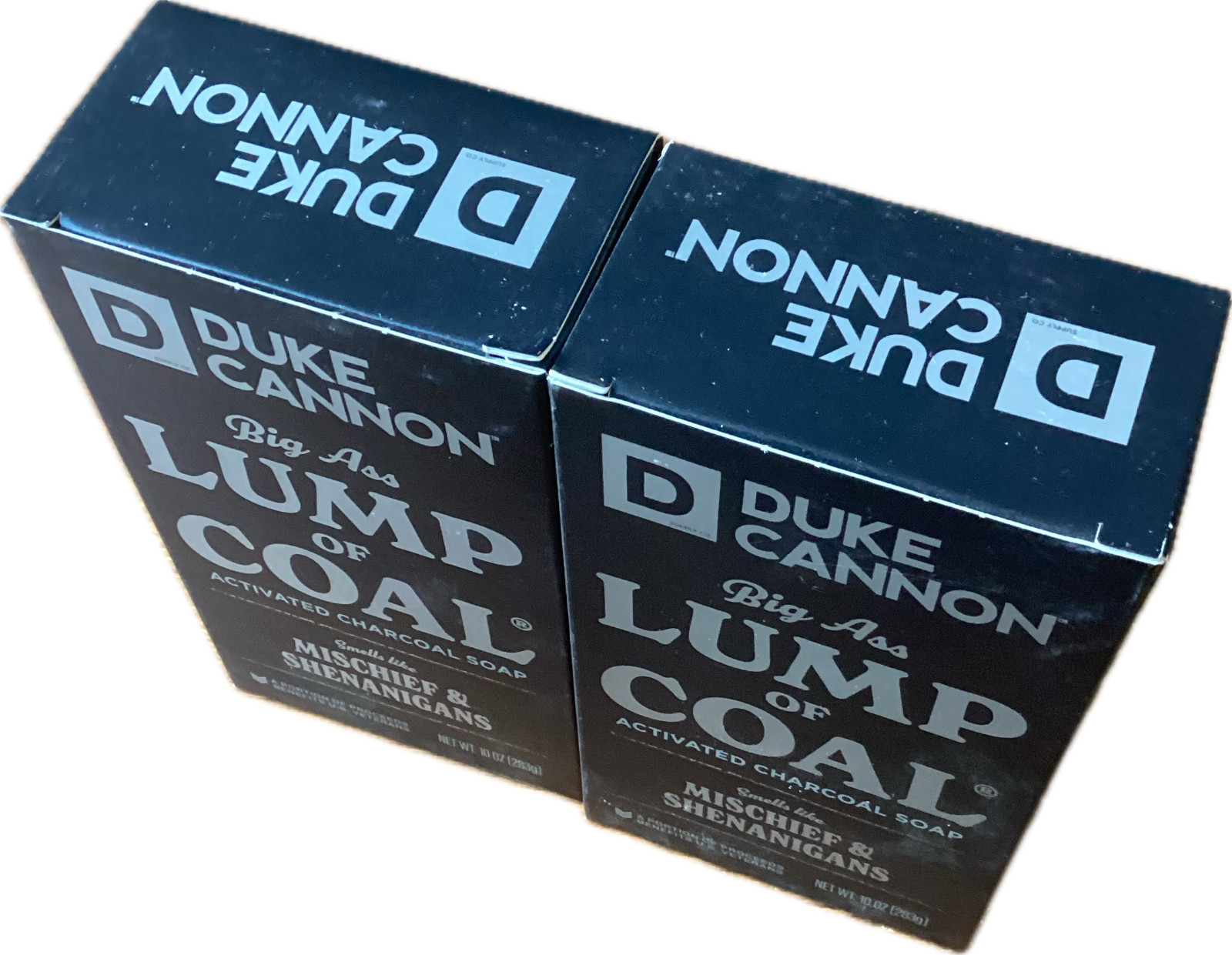 (2) Duke Cannon Big Ass Lump Of Coal Charcoal Soap – 10oz Each