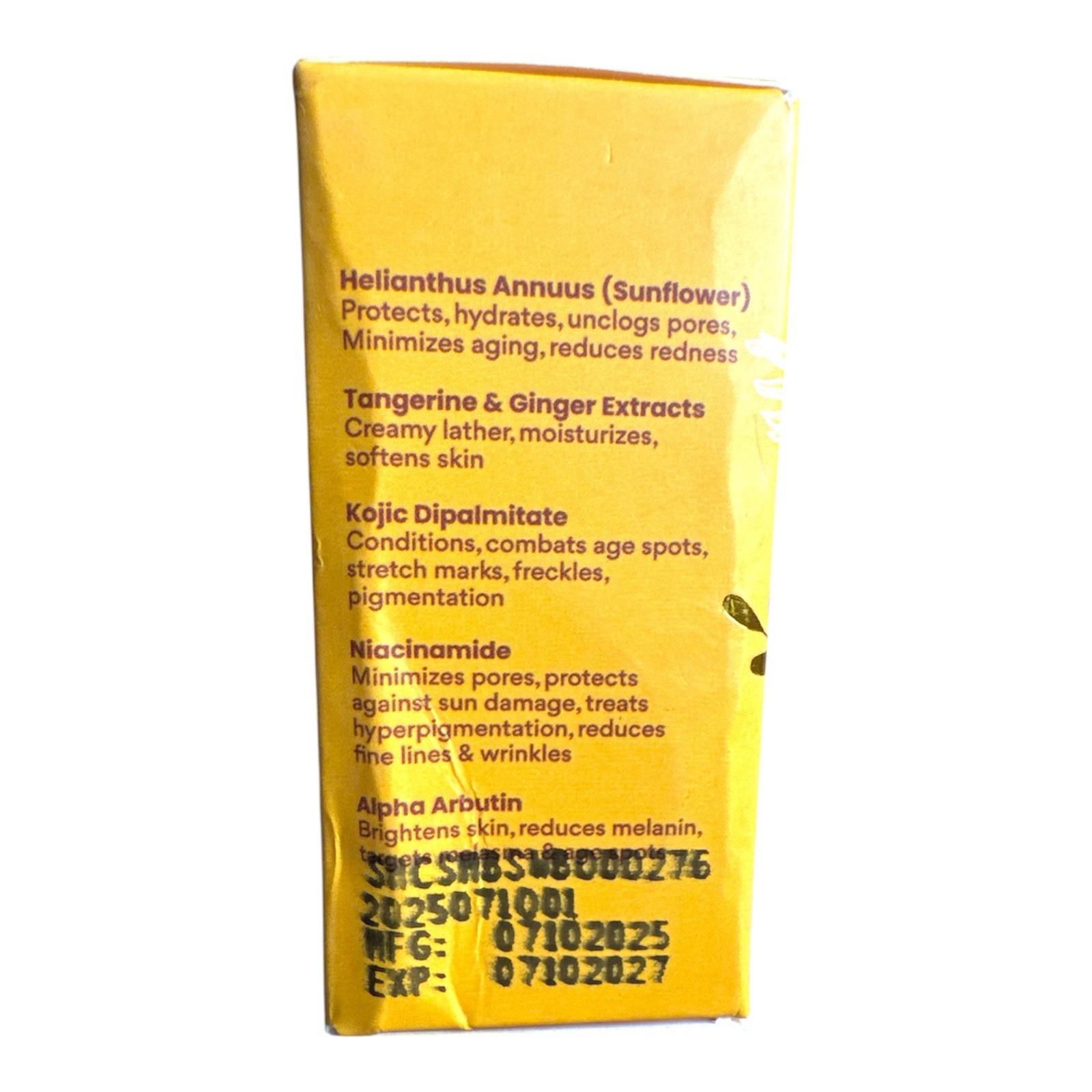 Bonita Sunflower & Niacinamide Mineral Soap Bar (80g X 2bars)