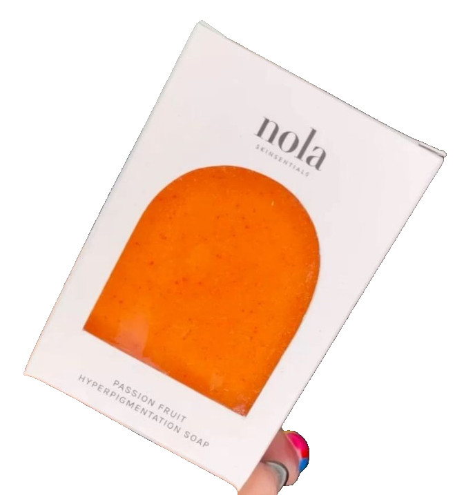 Nola Skinsentials Passion Fruit HYPERPIGMENTATION Soap Bar – NEW WITH BOX DAMAGE