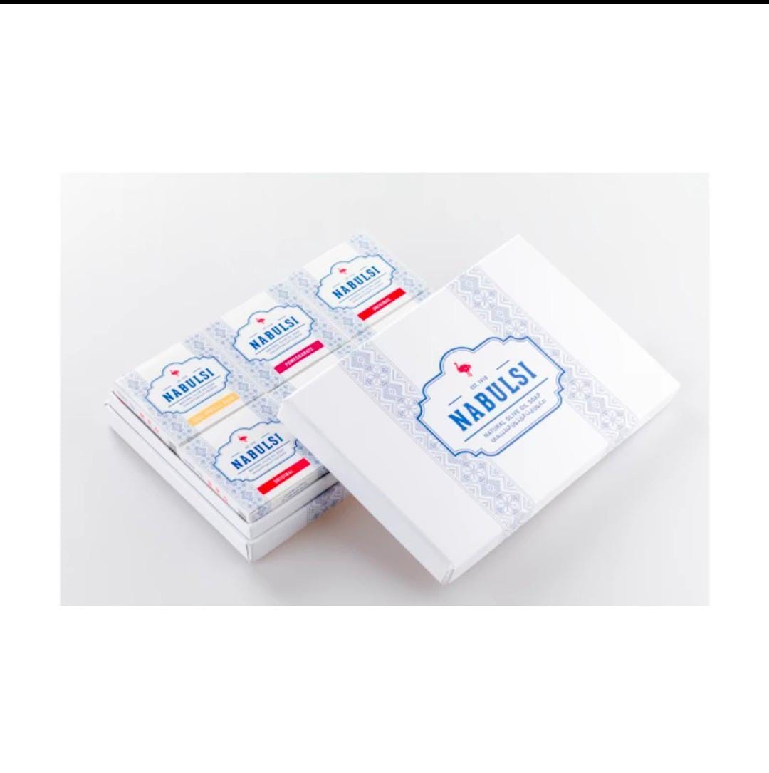 Nablus soap with natural olive oil and pomegranate scent, 100 grams 1 piece