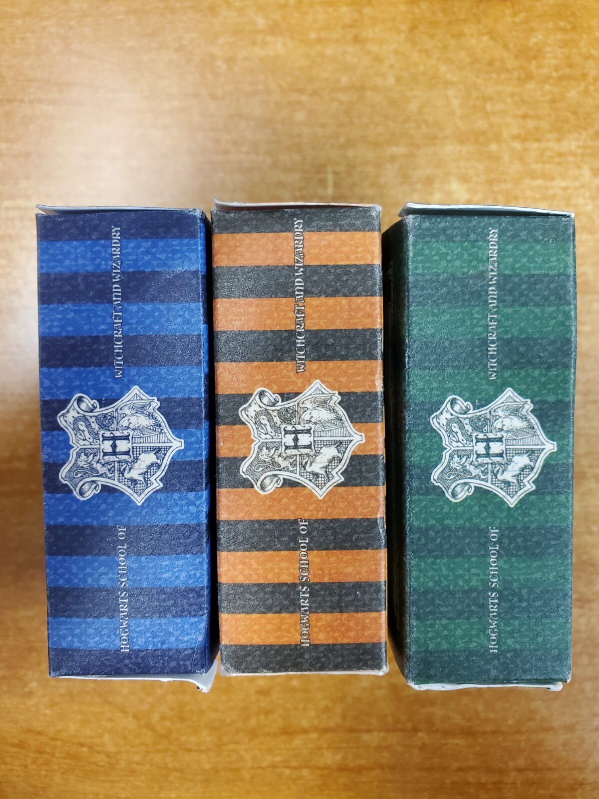 3 Pack: Dr. Squatch Harry Potter Bar Soap Ravenclaw/Slytherin/Hufflepuff E11B