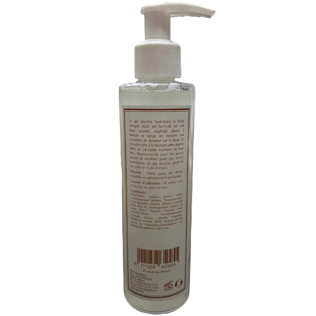 Moisturizing Shower Gel with Argan 200ml – Made in Morocco 🇲🇦