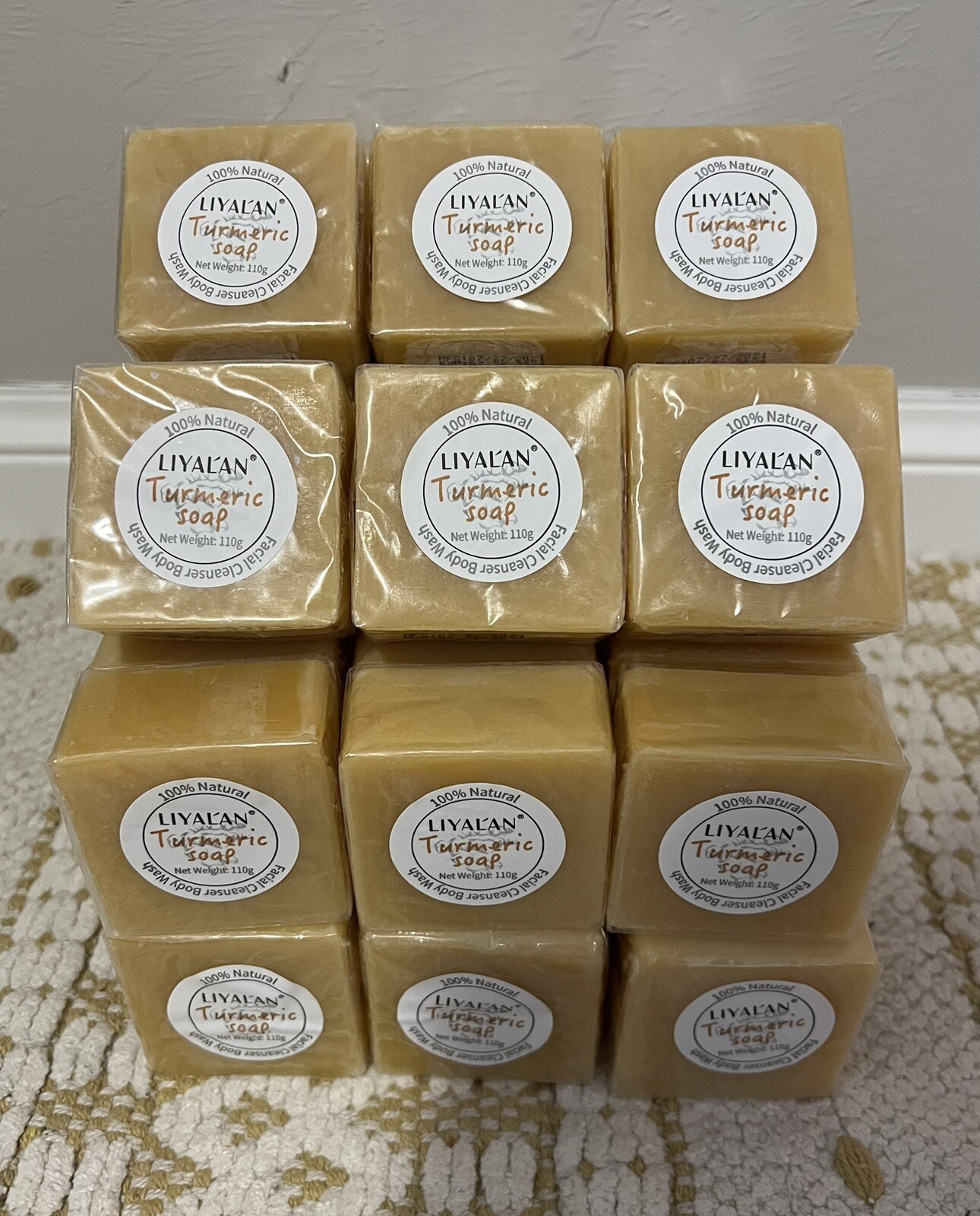 Turmeric Soap Anti Acne Skin Brightening Dark Spots Lightening Handmade Ginger
