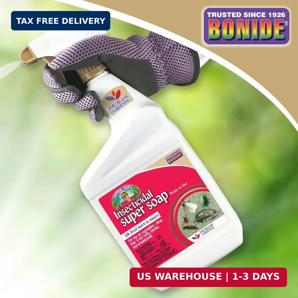 Bonide Captain Jack’s Insecticidal Super Soap, 32 oz Ready-to-Use Spray For Orga