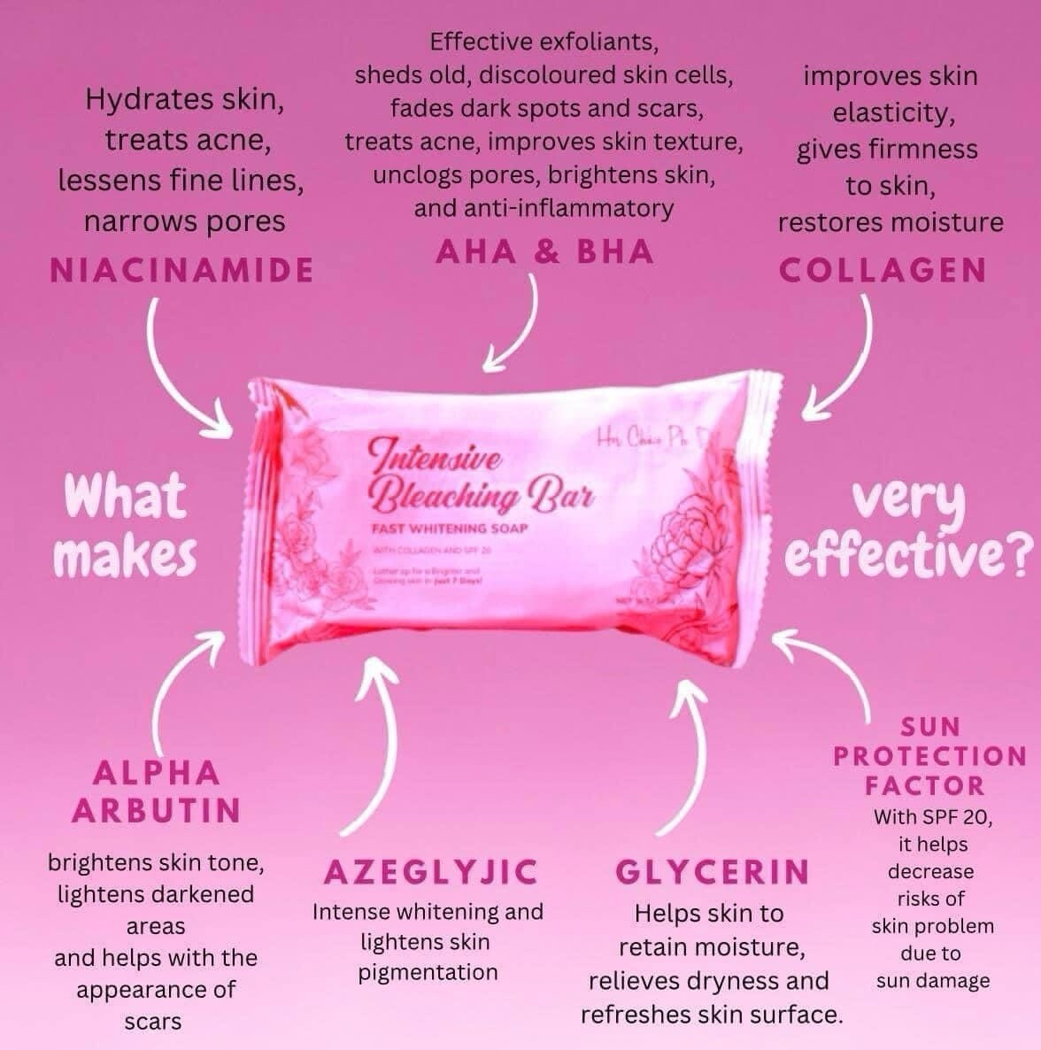 Her Choice Intensive Bleaching Bar Fast Whitening Soap (120g)