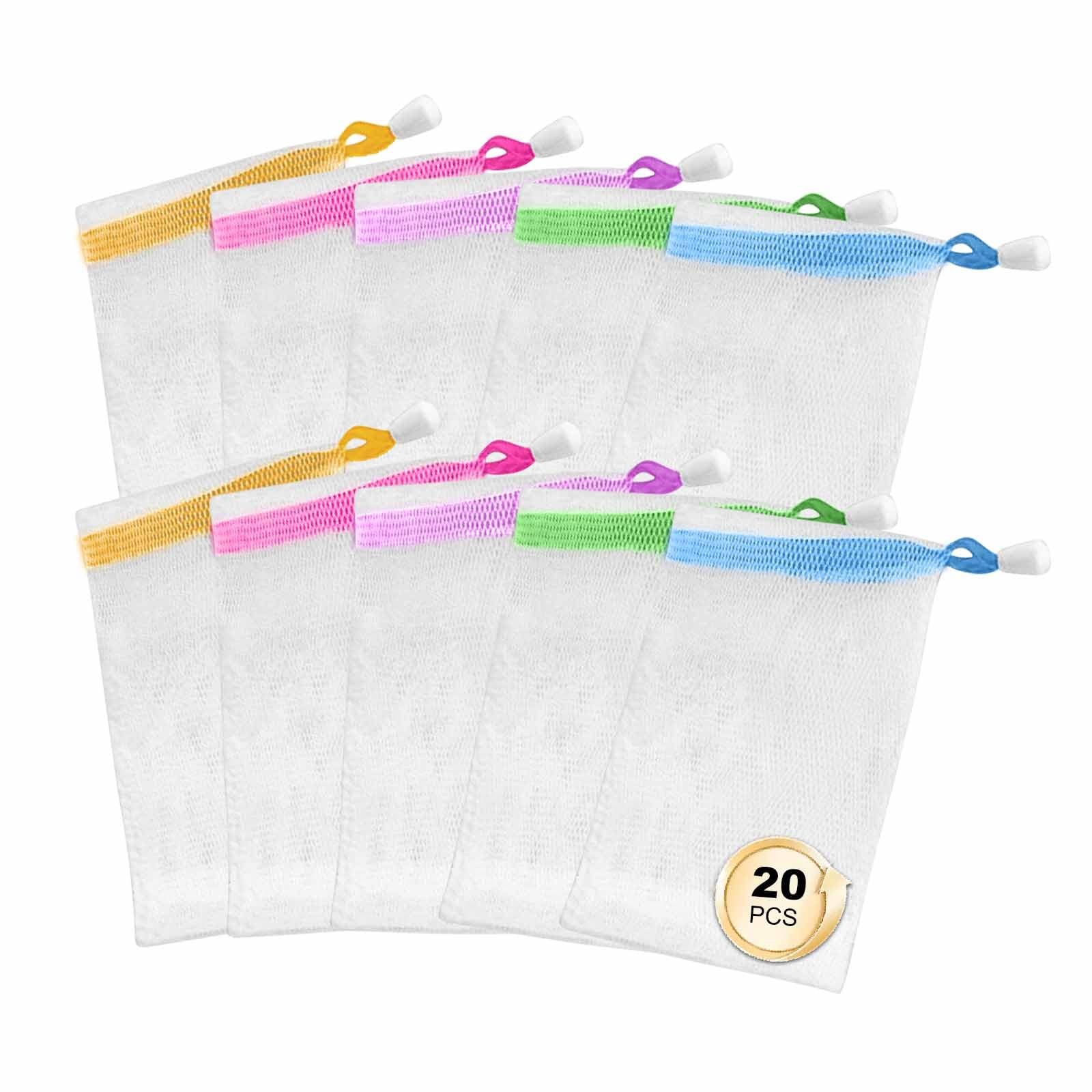 Lagincig 20PCS Soap Bag – Bar Pouch 1 Count (Pack of 20), Multicolor