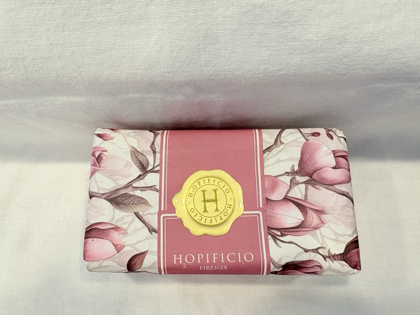 Hopificio Italian Luxury Bath Bar Soap 2 Pack Classic Magnolia Triple Milled