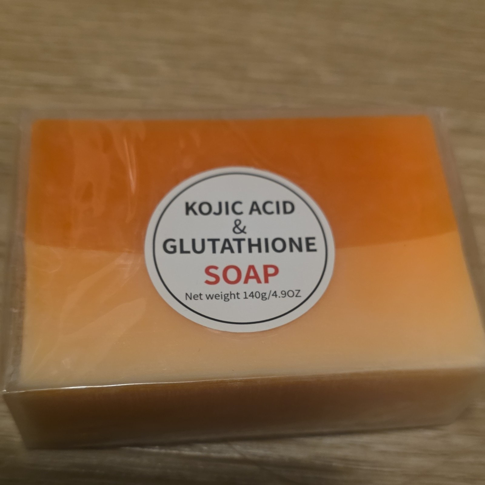 3 pack Kojic Acid & Glutathione Whitening Soap 140g Body Face HandsOrange White