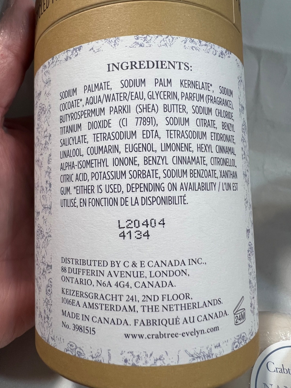 2x Crabtree & Evelyn Triple Milled Soap Nantucket Briar 100g Soaps NEW 6 bars