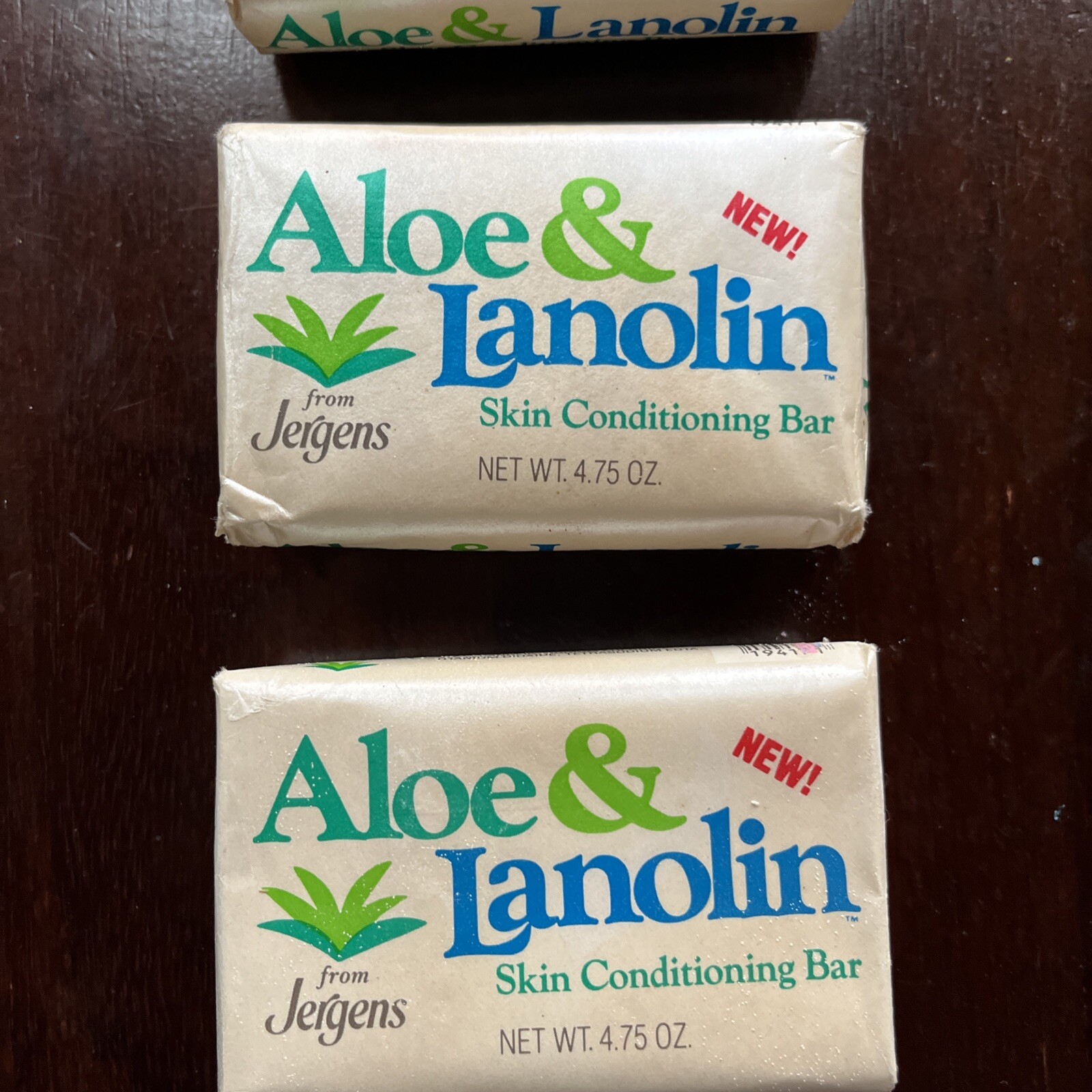 VTG NOS NEW 1984 Jergens Aloe & Lanolin Soap Bar ~ 3.5oz RARE!!!