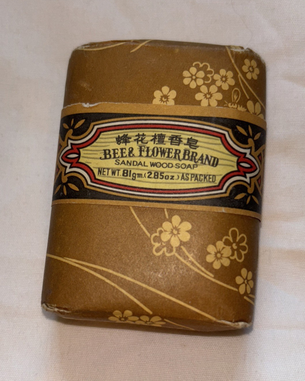 Bee & Flower 1-Sandal Wood Soap 2.85 oz Bar