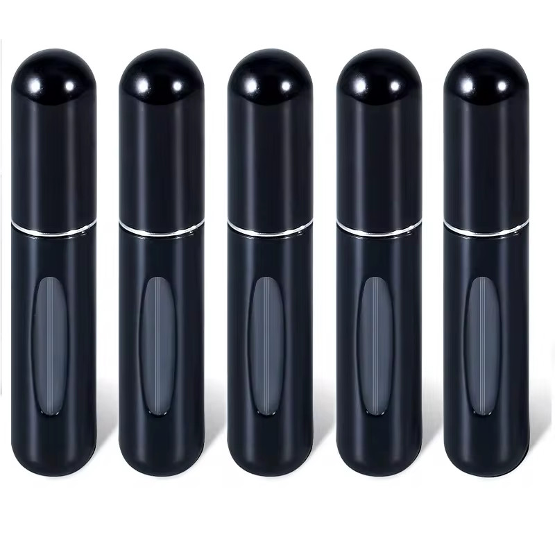 5/10Pcs Mini Refillable Travel Portable Perfume Atomizer Bottle Spray Pump Case