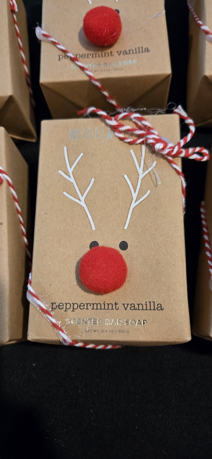 **6 Pack**Belle Madison Peppermint Vanilla Scented Bar Soap