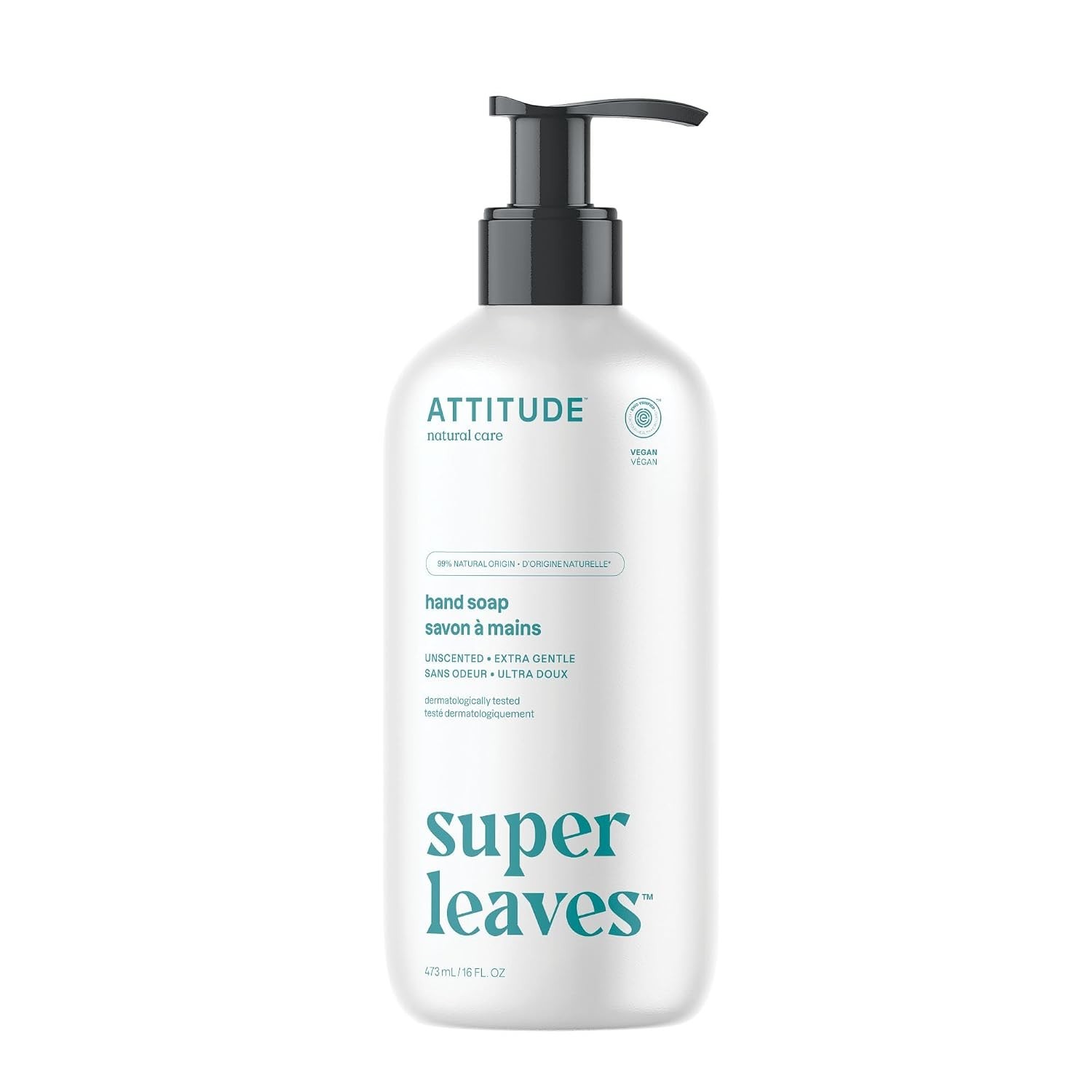 ATTITUDE Liquid Hand Soap, EWG Verified, Plant and Mineral-Based, Personal C…