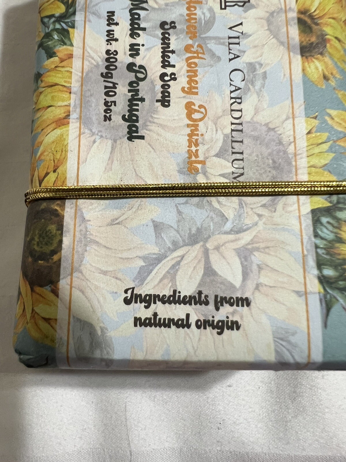 Vila Cardillium~ Sunflower Honey Drizzle~Triple Milled Bar Soap~Portugal~10.5 Oz