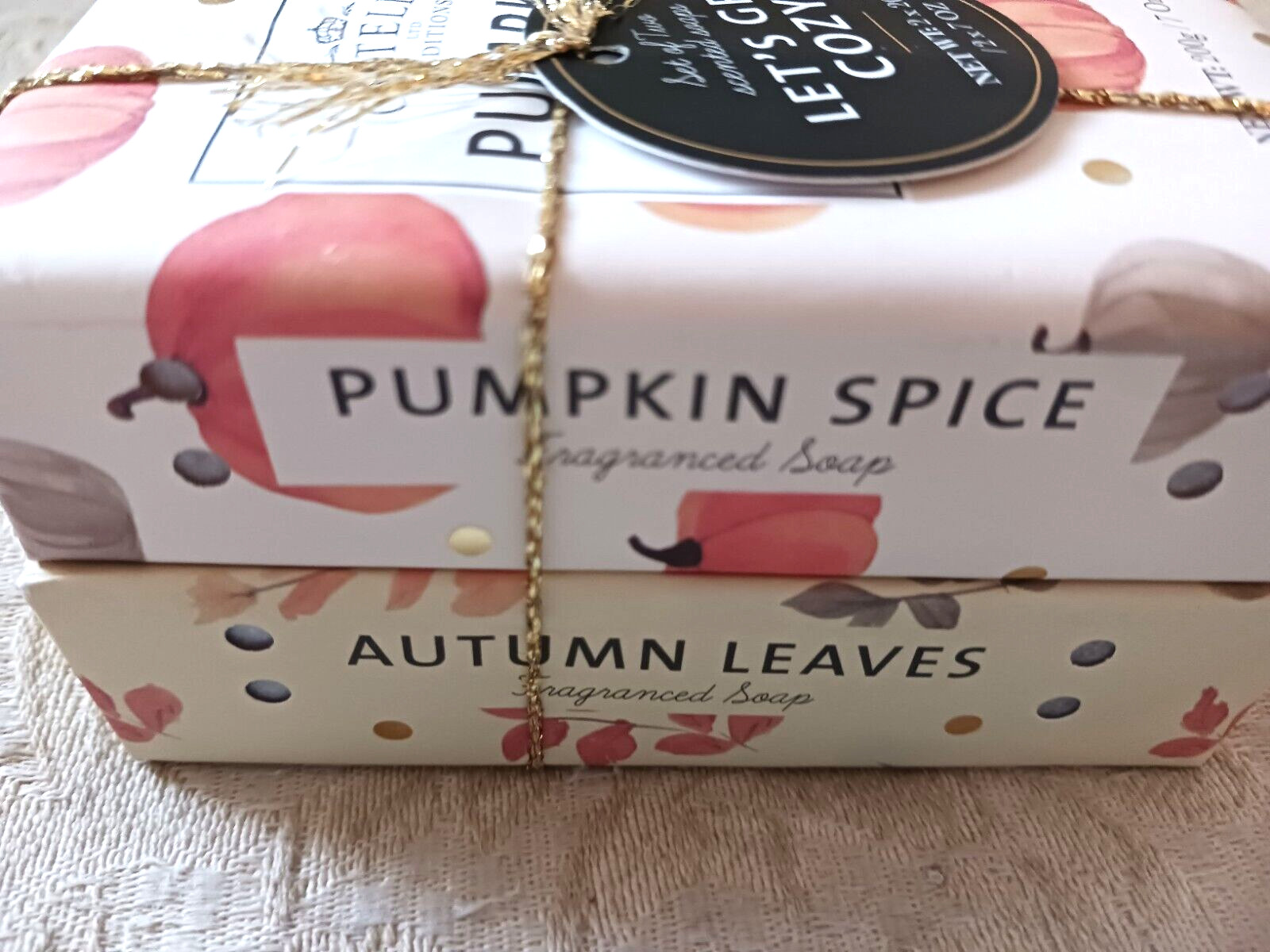 Castelbel Porto Autumn Leaves & Pumpkins Please Let’s Get Cozy Scented Soap Bars