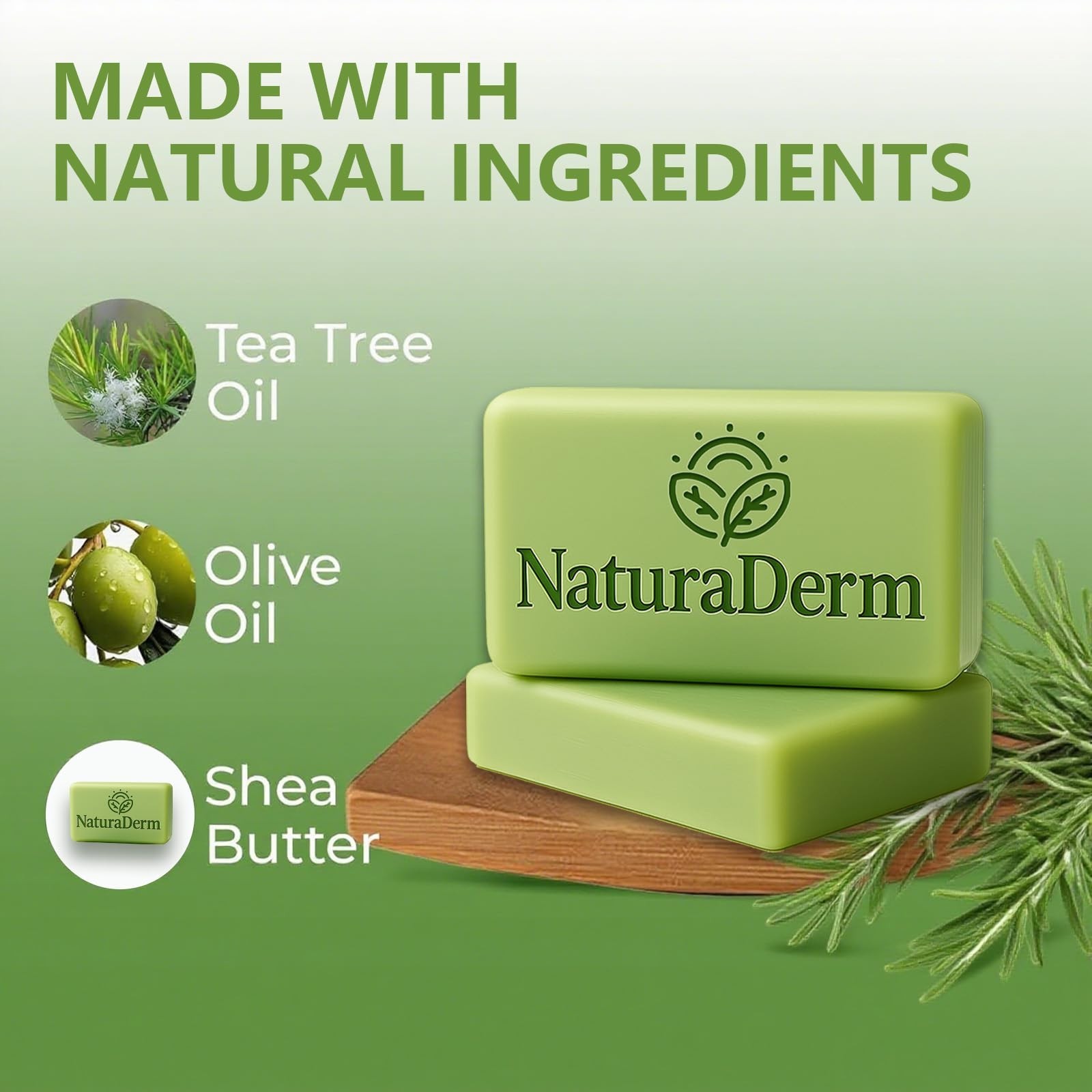Tea Tree Oil Facial Soap for Oily Skin | Refreshing & Gentle for Sensitive Skin