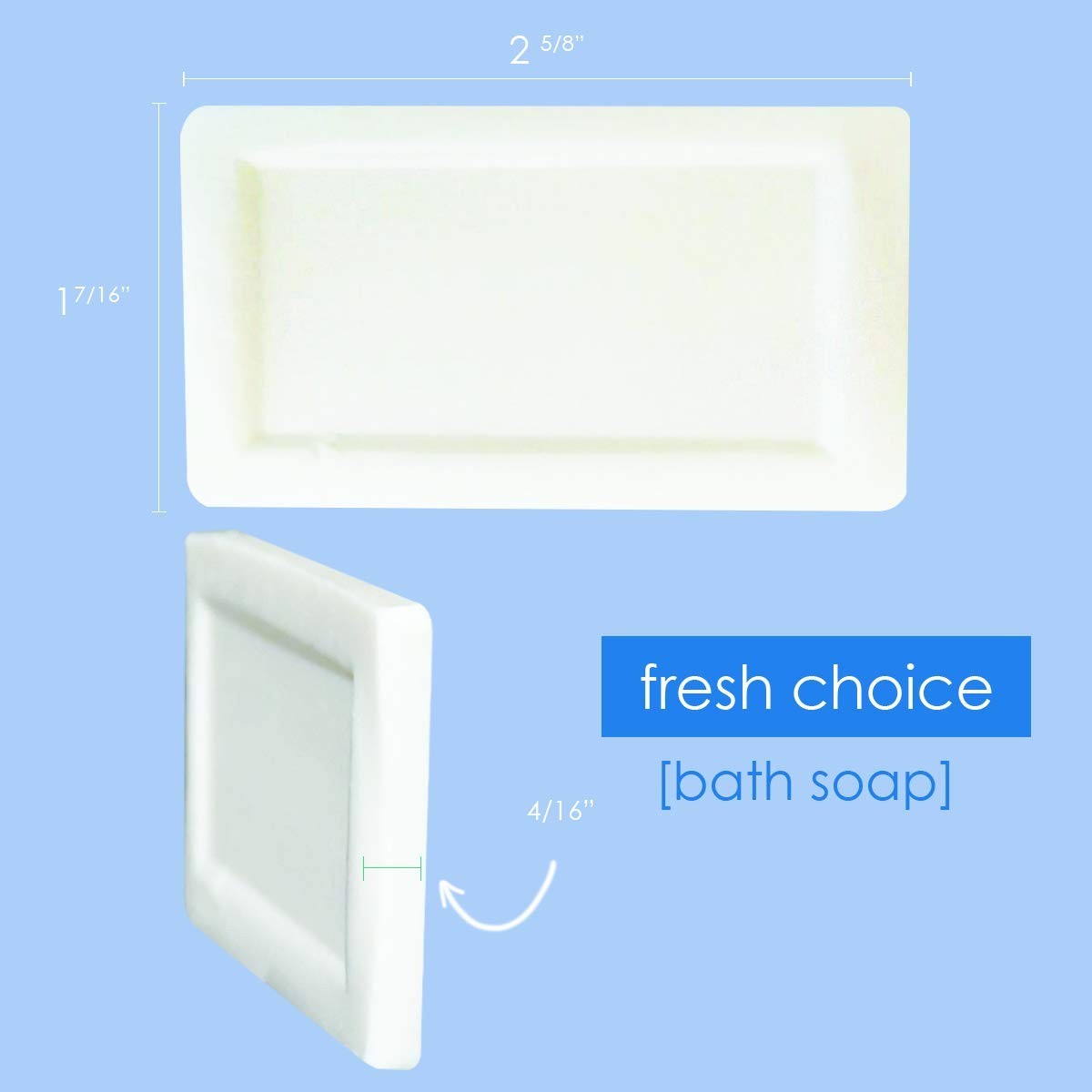 500-Pack Mini Bar Soaps for Hotels & Vacation Rentals