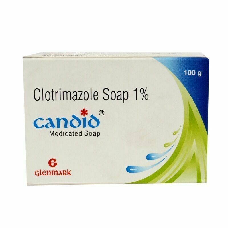 Candid Soap Anti-fungal Bathing Bar 125g by Glenmark PACK OF 2 PIECE FREE SHIPP