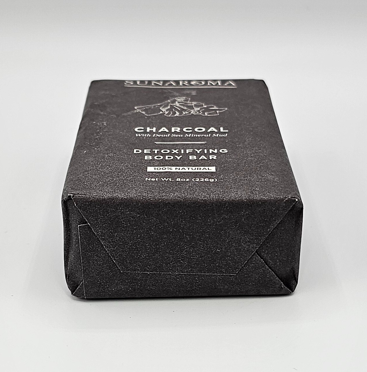 SUNAROMA Charcoal Detoxifying Body Bar 100% Natural 8 oz.