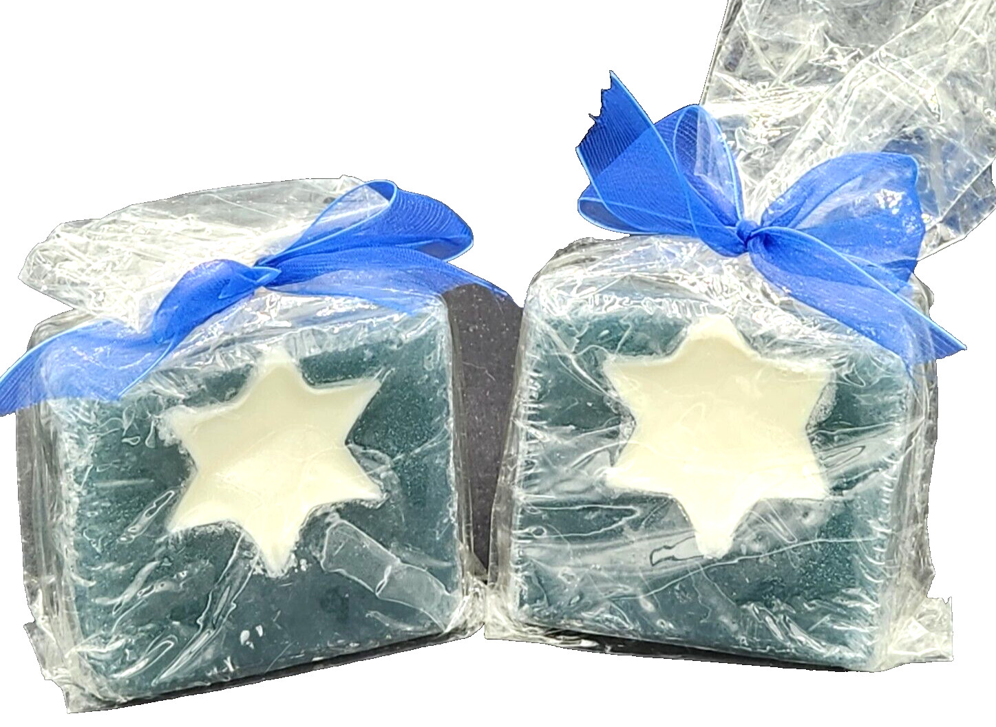 Hanukkah Star Blue Aromatherapy Glycerin Soap Laurel Creek Botanicals Lot 2 New
